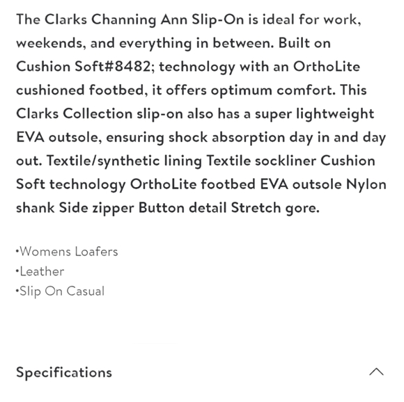 NWT Clarks Black Leather Slip on Side Zip Loafer Shoe Size 11 Wide - Picture 8 of 15